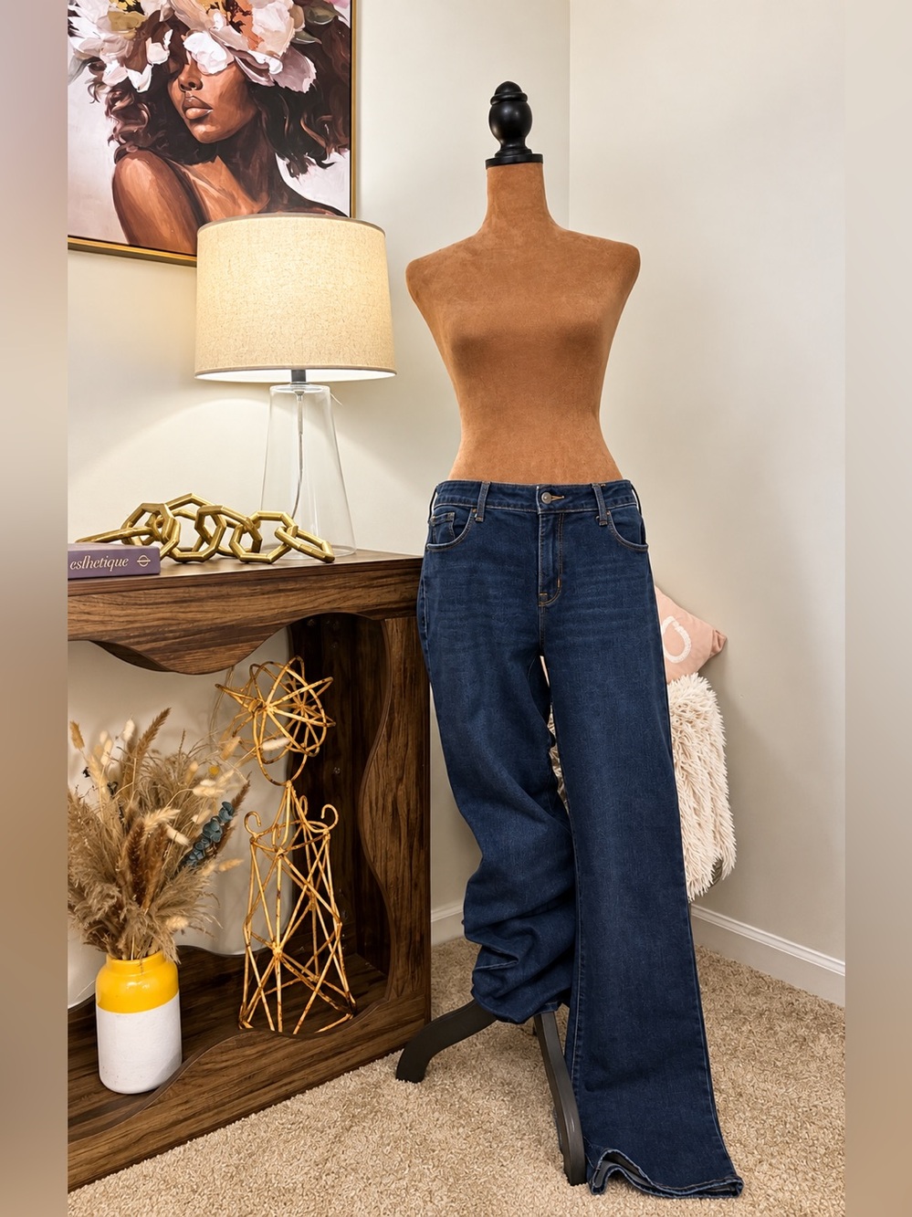 Old Navy Kicker Boot-Cut Mid-Rise Jeans Size 10